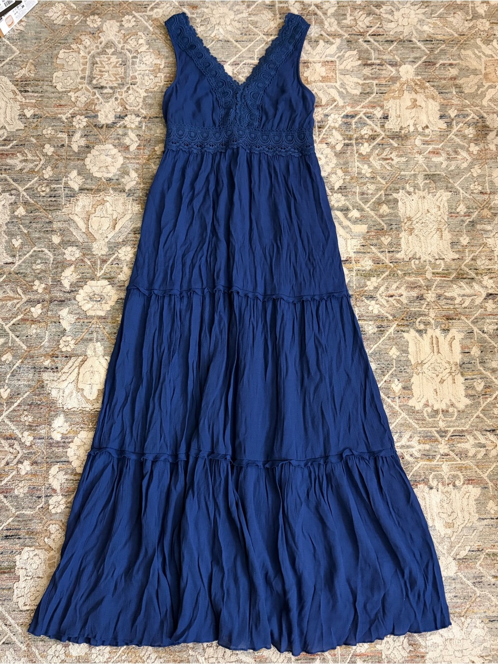 Royal Blue Flowy Maxi Dress